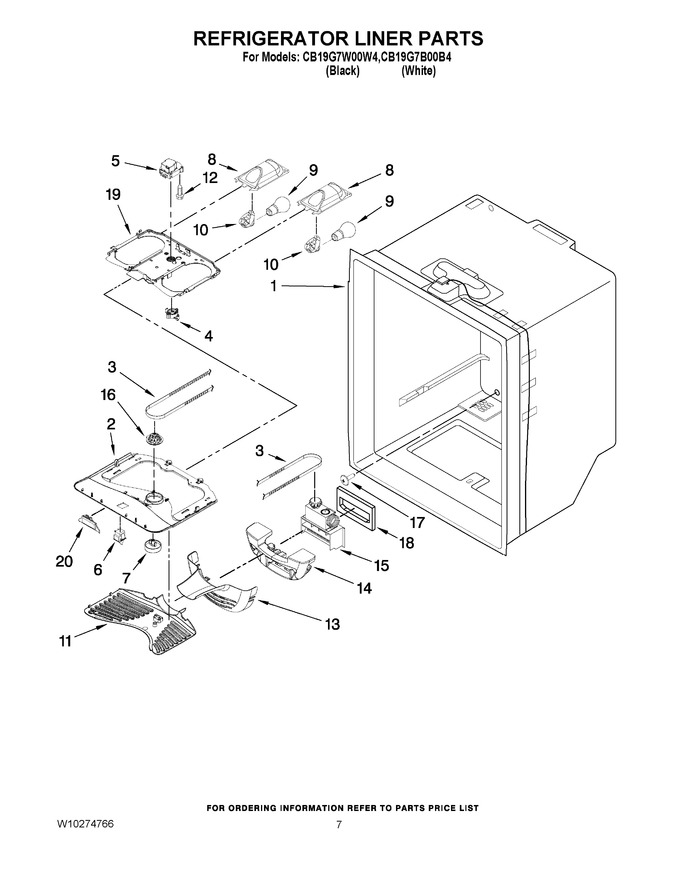 Diagram for CB19G7W00W4