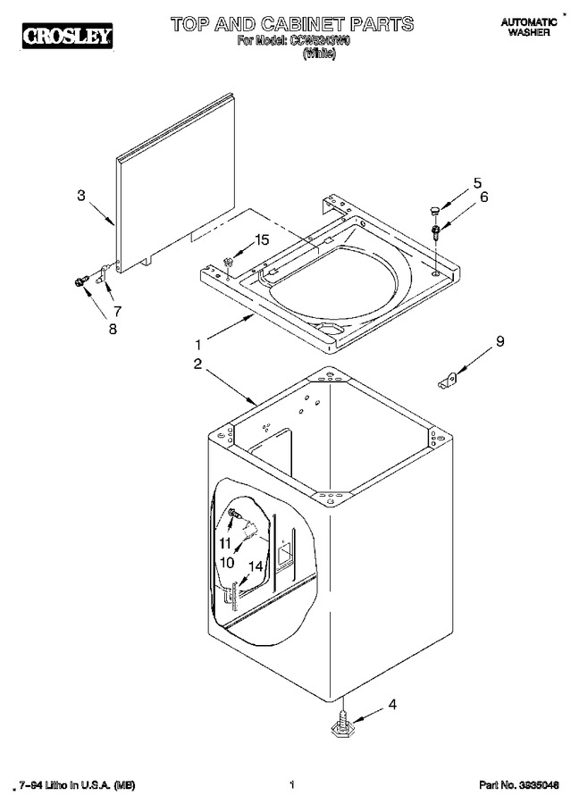 Diagram for CCW5243W0