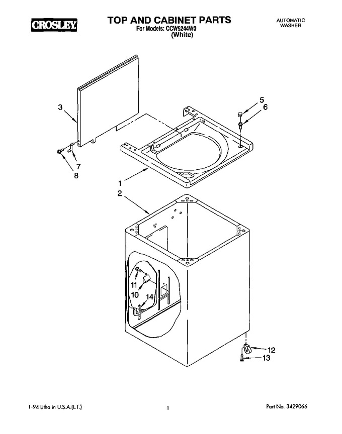 Diagram for CCW5244W0