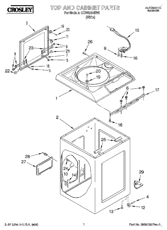 Diagram for CCW5264EW0