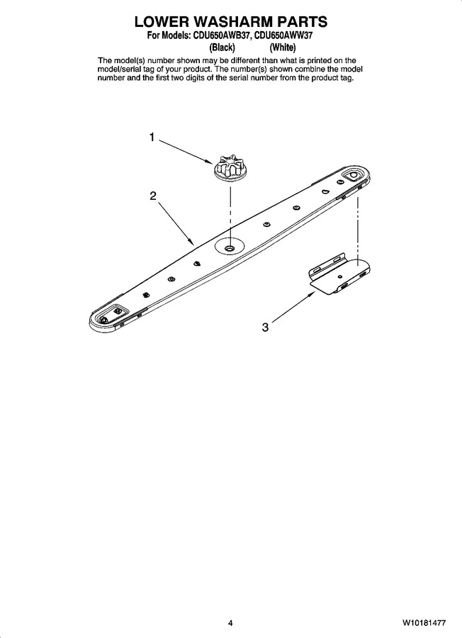 Diagram for CDU650AWB37