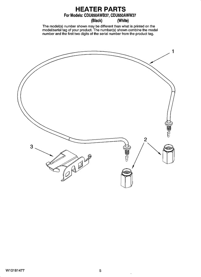 Diagram for CDU650AWB37