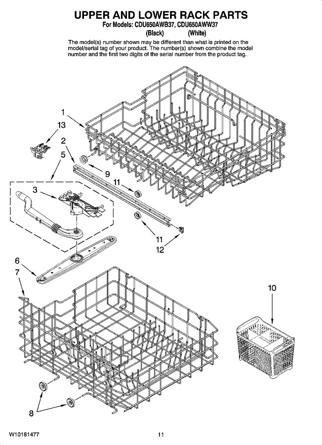 Diagram for CDU650AWB37