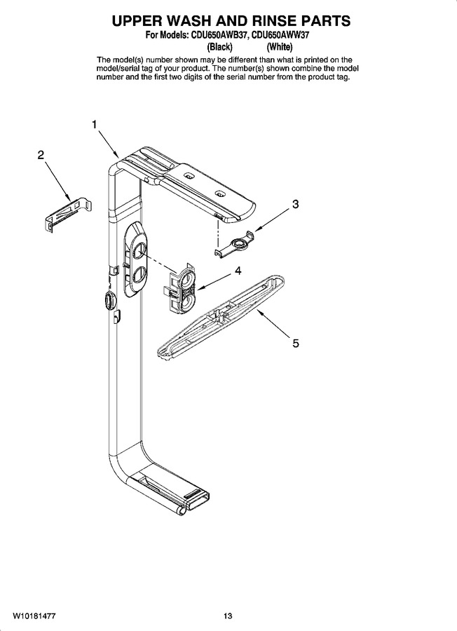 Diagram for CDU650AWB37