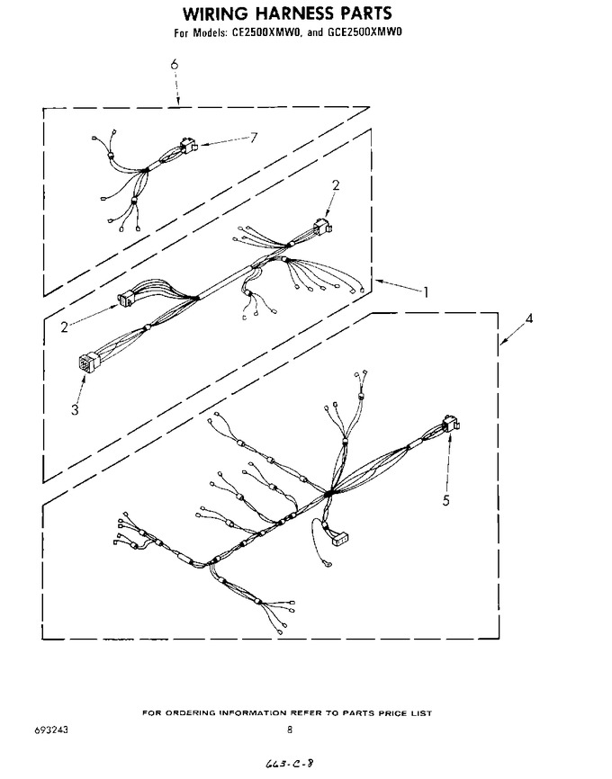Diagram for CE2500XMW0