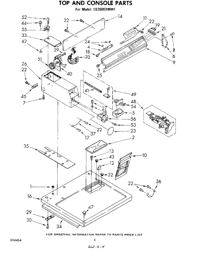 Diagram for GCE2500XMW1