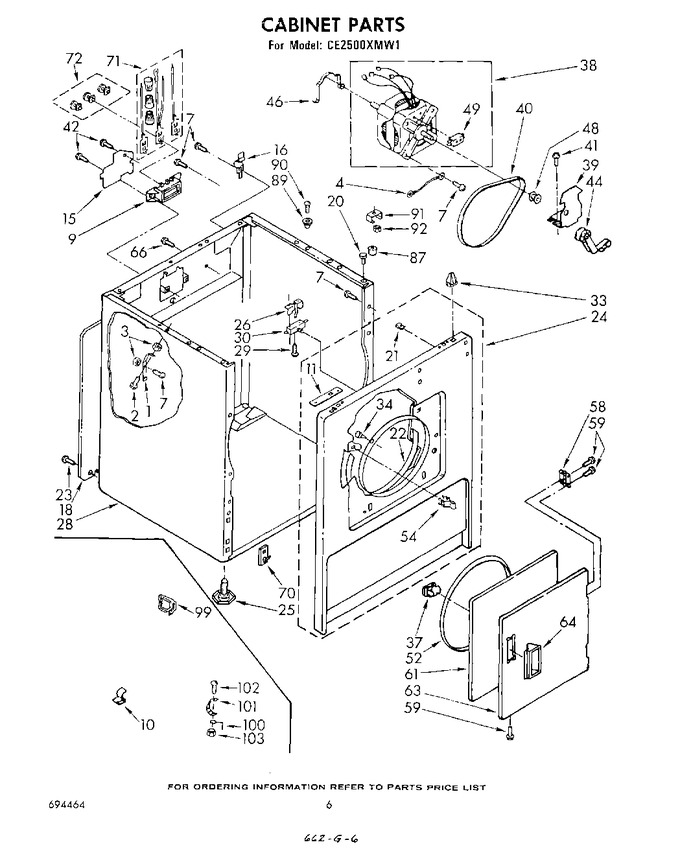 Diagram for GCE2500XMW1