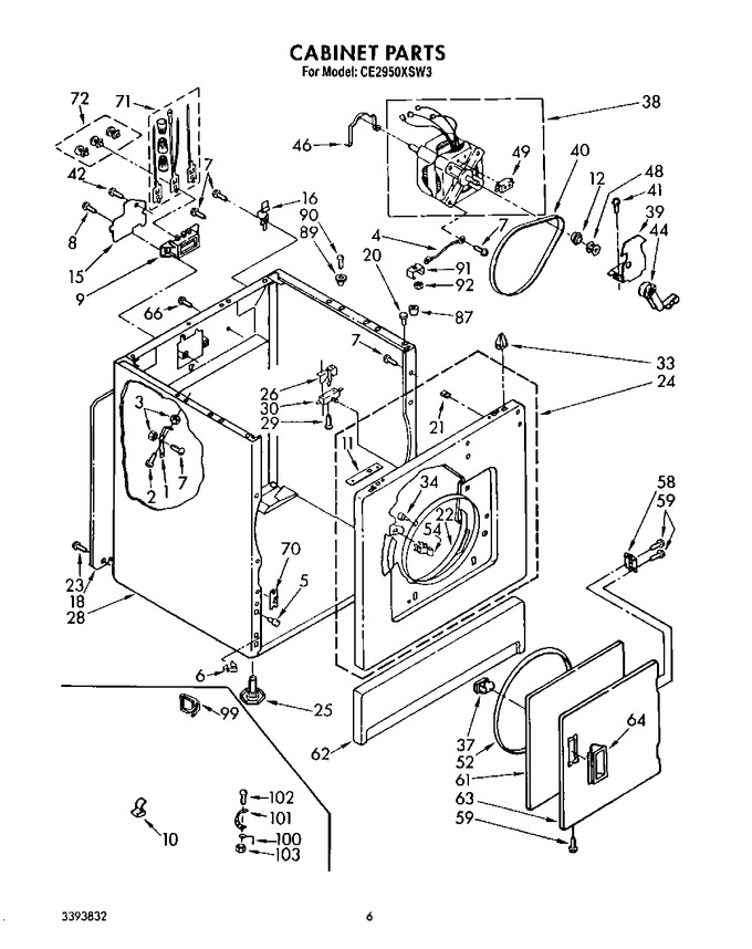 Diagram for CE2950XSW3