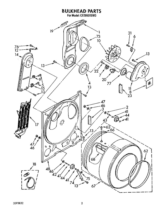 Diagram for CE2950XSW3