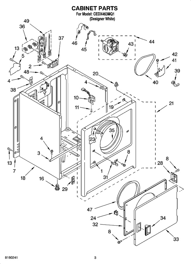 Diagram for CEDX463MQ1