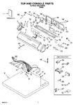 Diagram for 01 - Top And Console Parts