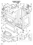 Diagram for 02 - Cabinet Parts