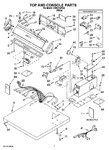 Diagram for 01 - Top And Console Parts