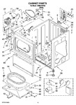 Diagram for 02 - Cabinet Parts