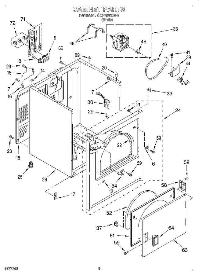 Diagram for CEP2960EW0