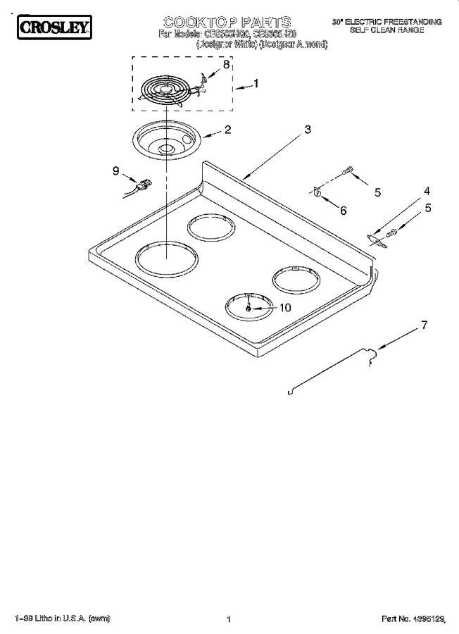 Diagram for CES365HZ0