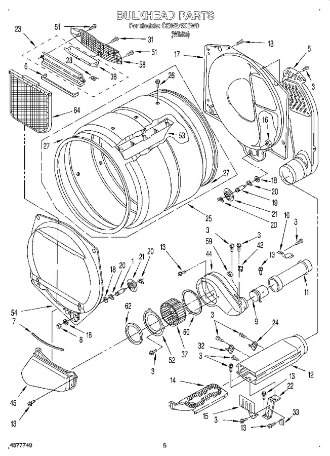 Diagram for CEW2790EW0