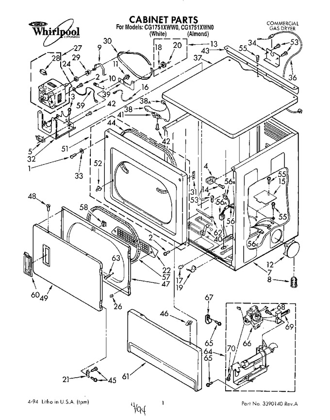 Diagram for CG1751XWN0