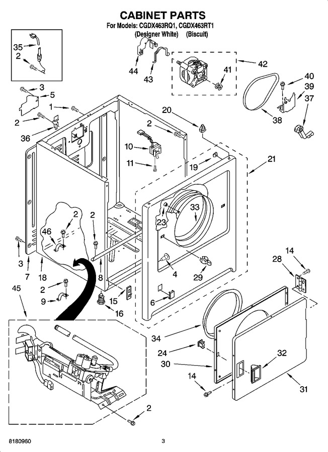 Diagram for CGDX463RT1