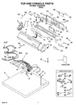 Diagram for 01 - Top And Console Parts
