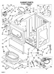 Diagram for 02 - Cabinet Parts