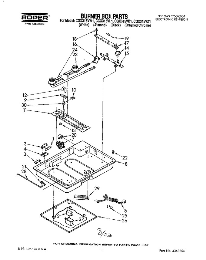 Diagram for CGX315VW1