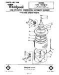 Diagram for 01 - Tub And Basket