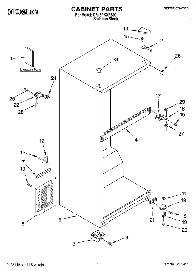 Diagram for CR18PKXRS00