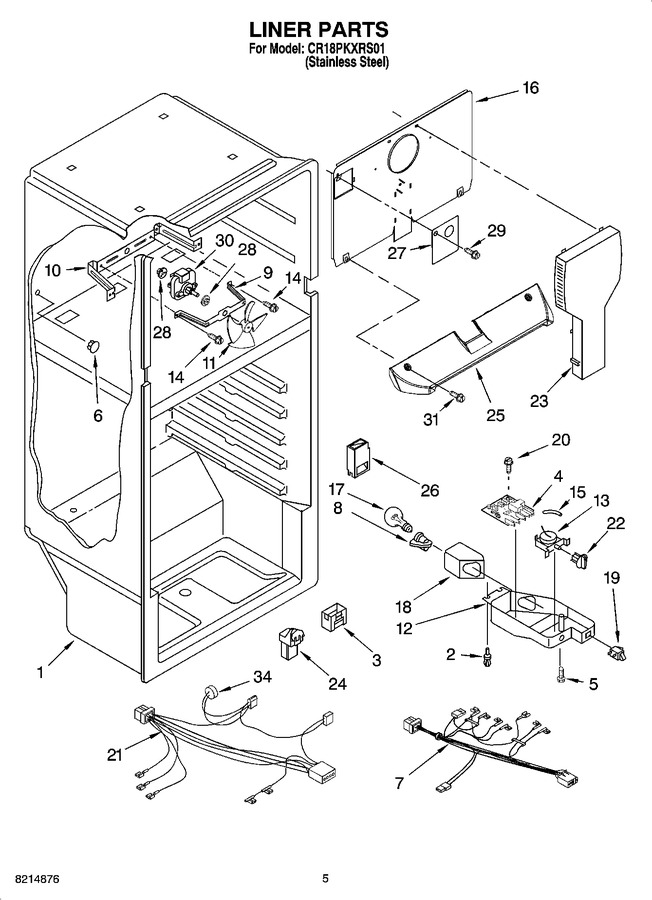 Diagram for CR18PKXRS01