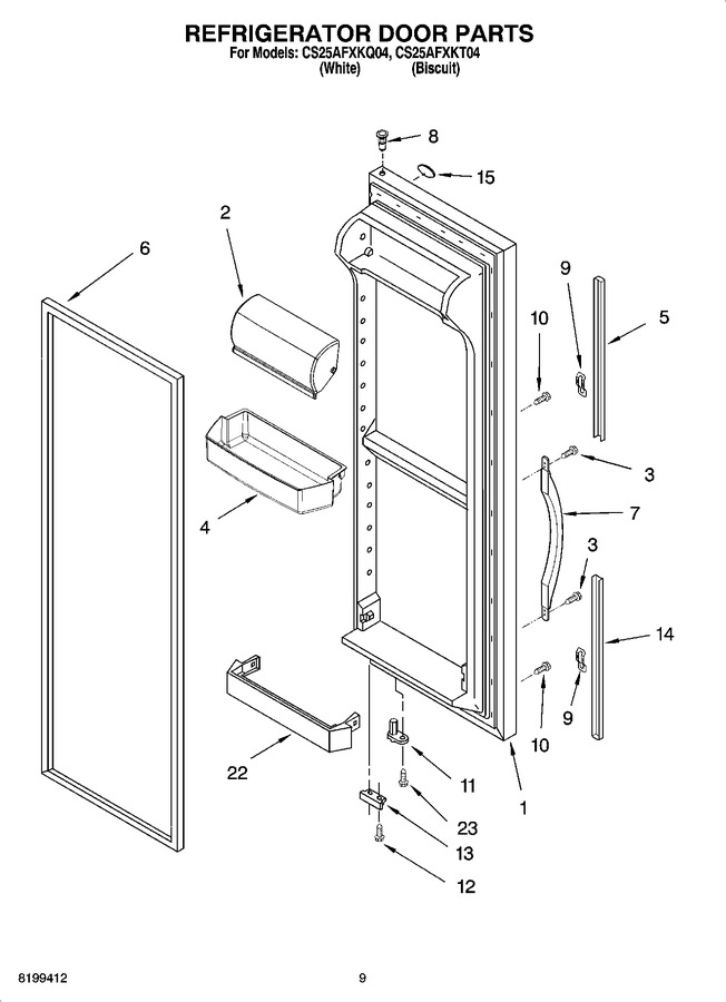 Diagram for CS25AFXKT04