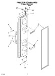Diagram for 07 - Freezer Door Parts