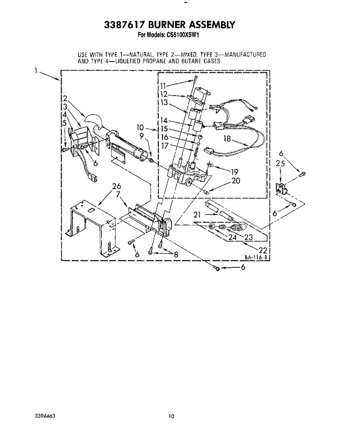 Diagram for CS5100XSW1