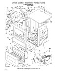Diagram for 05 - Upper Cabinet And Front Panel