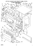 Diagram for 04 - Upper Cabinet And Front Panel