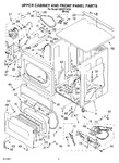 Diagram for 04 - Upper Cabinet And Front Panel Parts