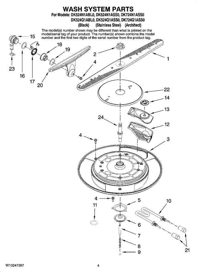 Diagram for DK524N1ASS0