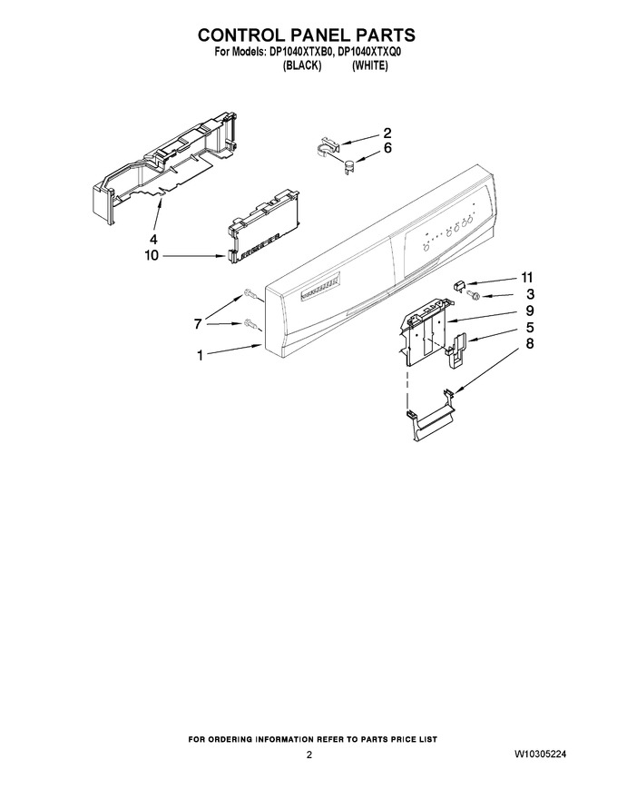 Diagram for DP1040XTXQ0