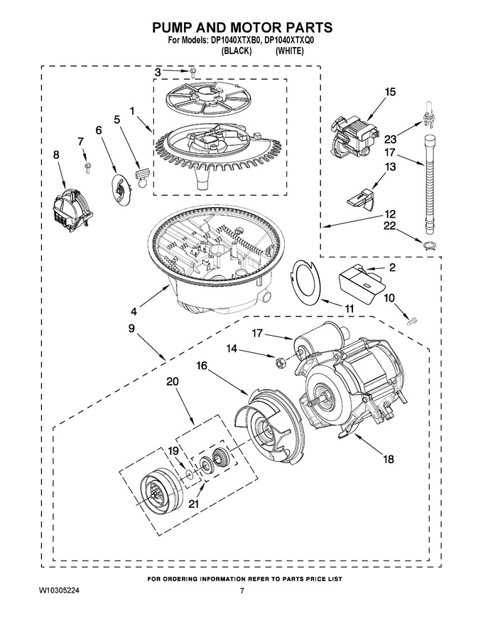 Diagram for DP1040XTXQ0