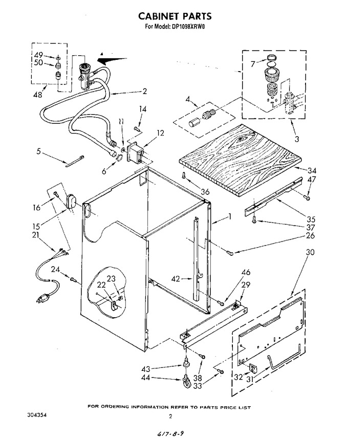 Diagram for DP1098XRW0