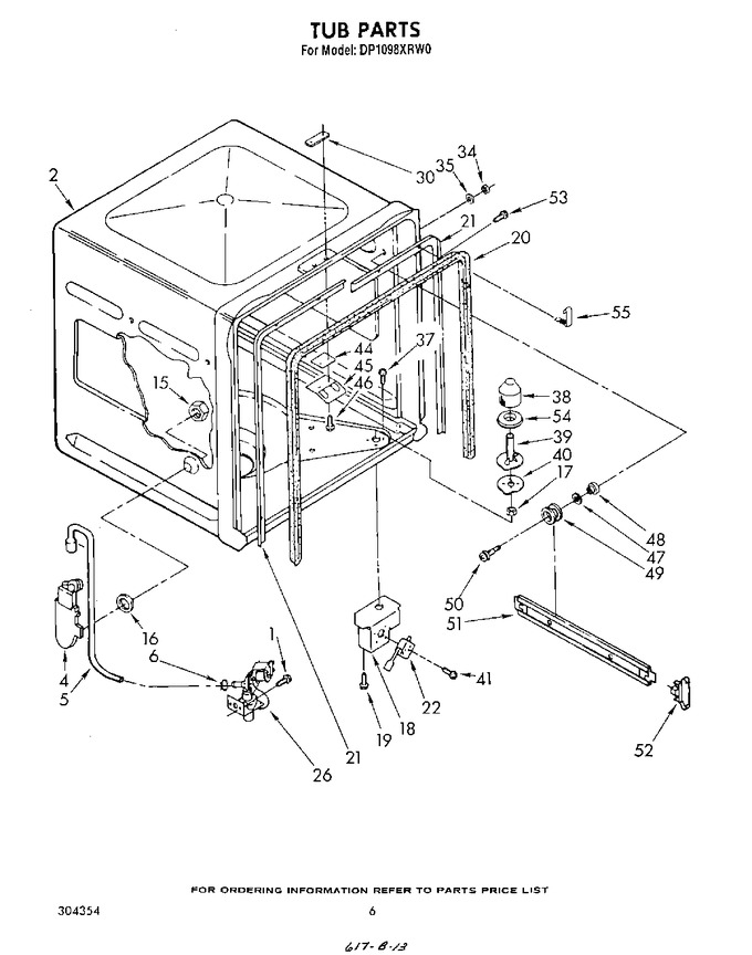 Diagram for DP1098XRW0