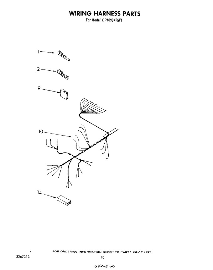 Diagram for DP1098XRN1