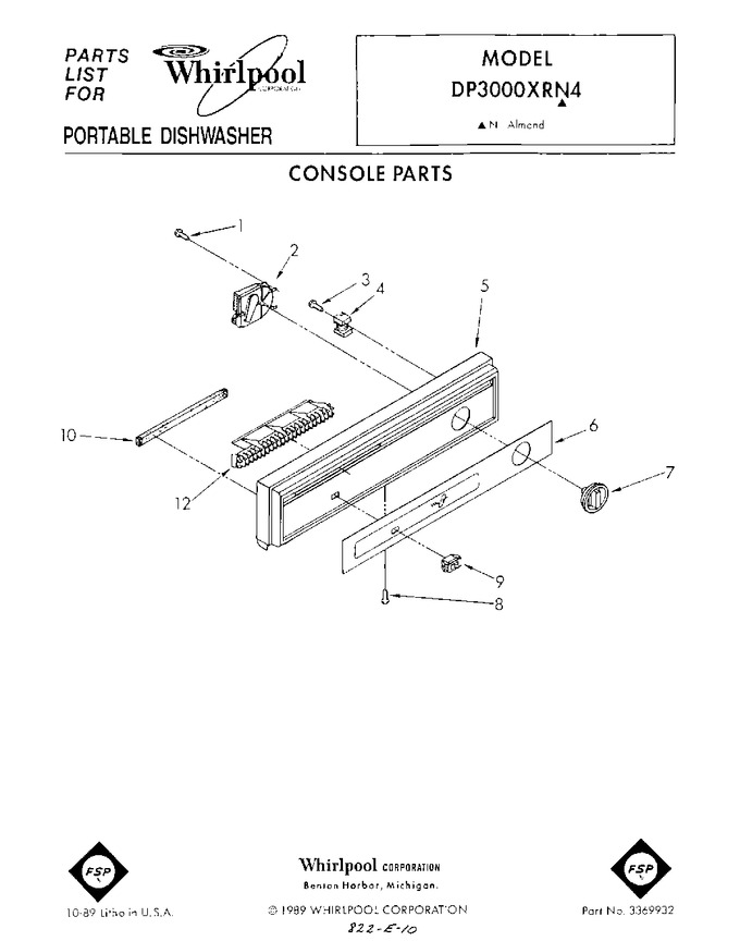 Diagram for DP3000XRN4