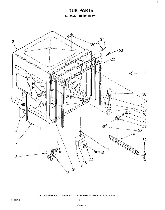 Diagram for DP3800XLW0