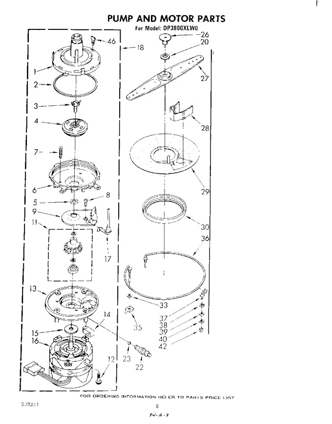 Diagram for DP3800XLW0