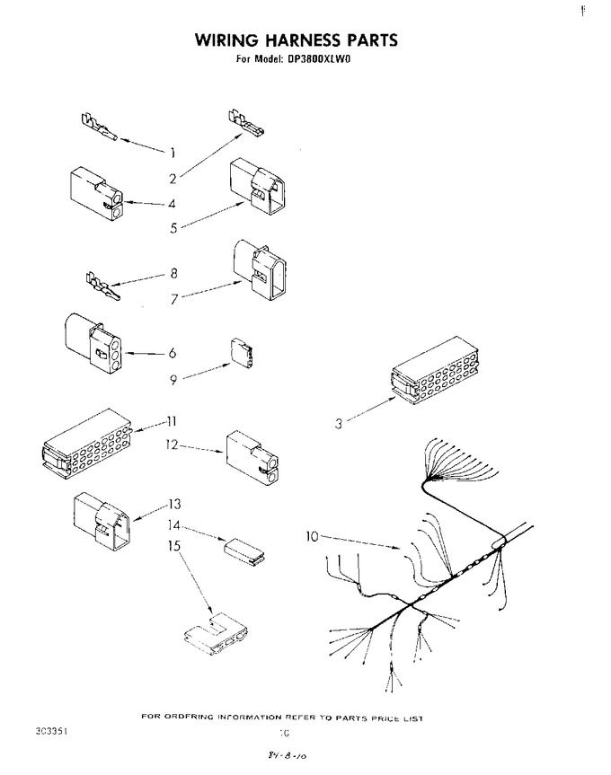 Diagram for DP3800XLW0