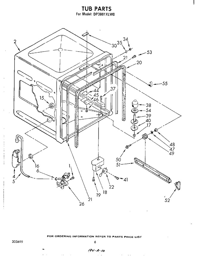 Diagram for DP3801XLW0