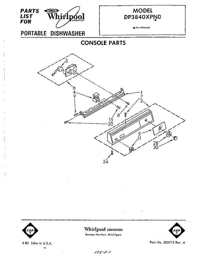 Diagram for DP3840XPN0