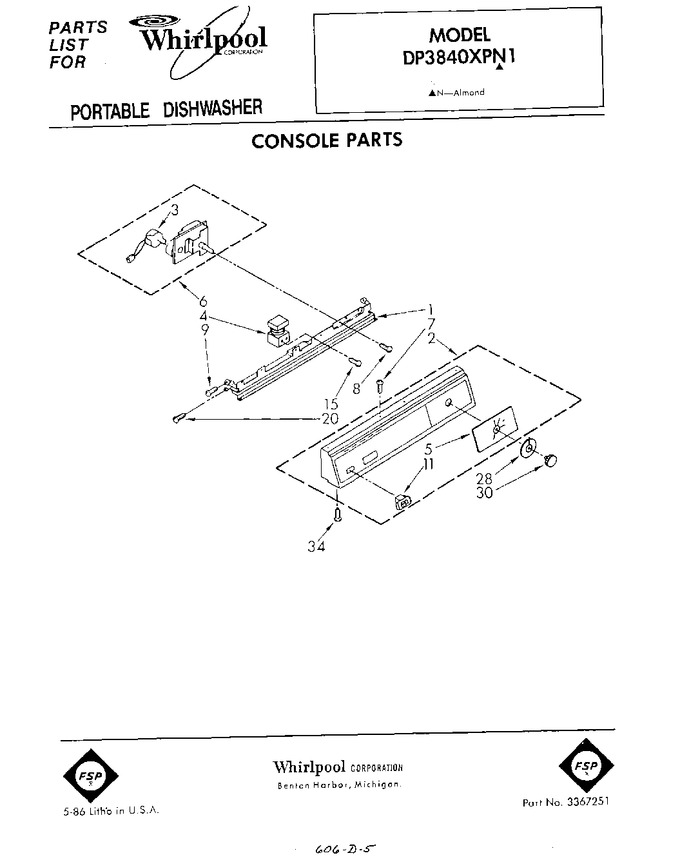 Diagram for DP3840XPN1
