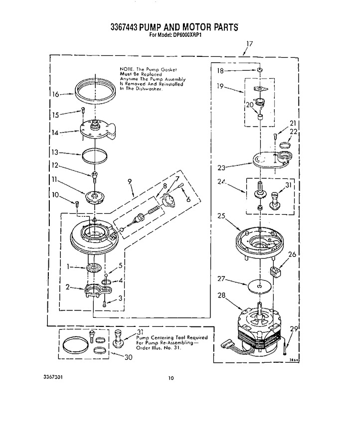 Diagram for DP6000XRP1