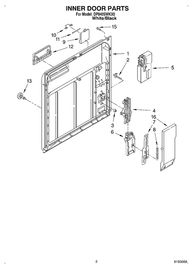Diagram for DP840SWKX0